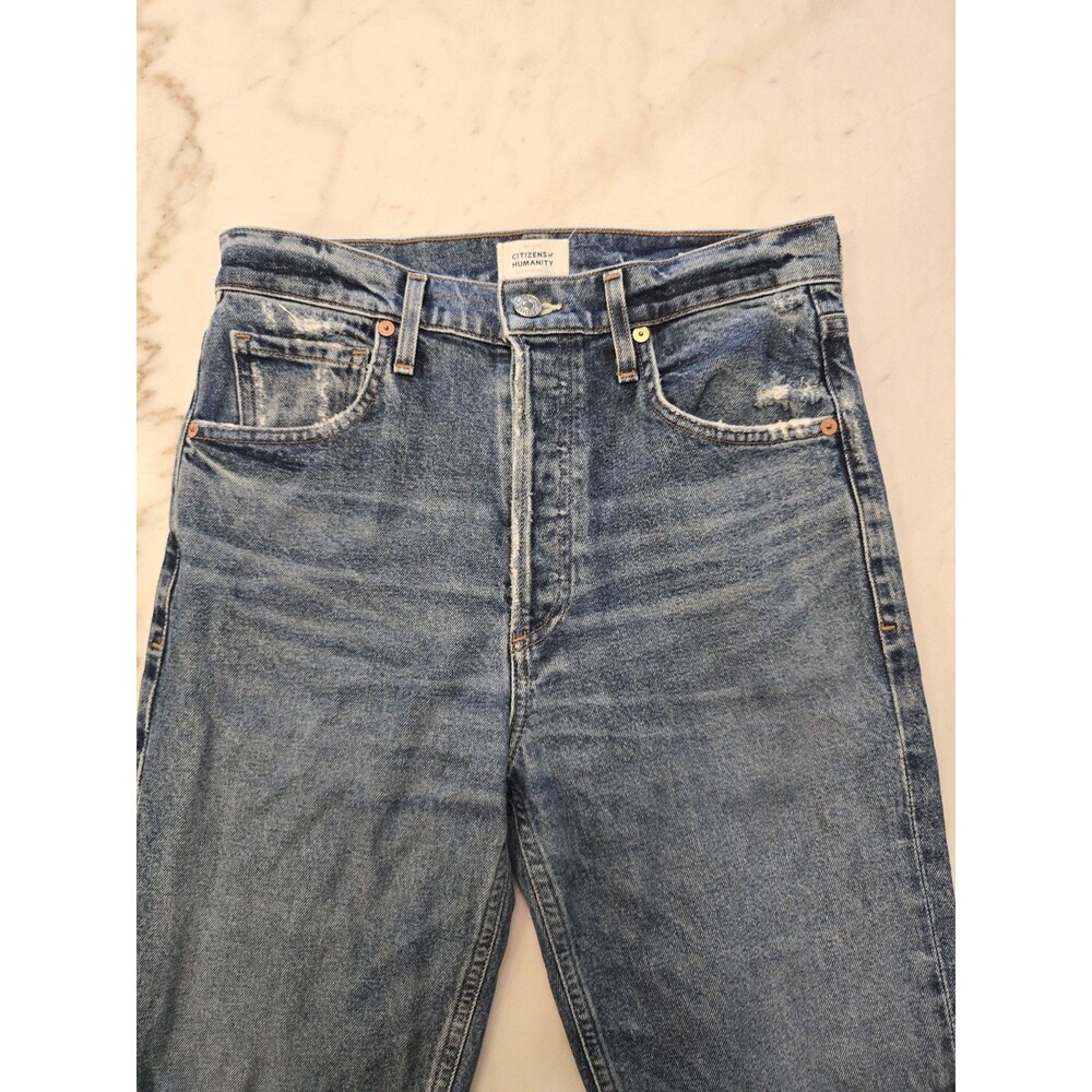 Citizens Of Humanity Jolene Straight Leg Button Fly Denim Jeans Womens 26